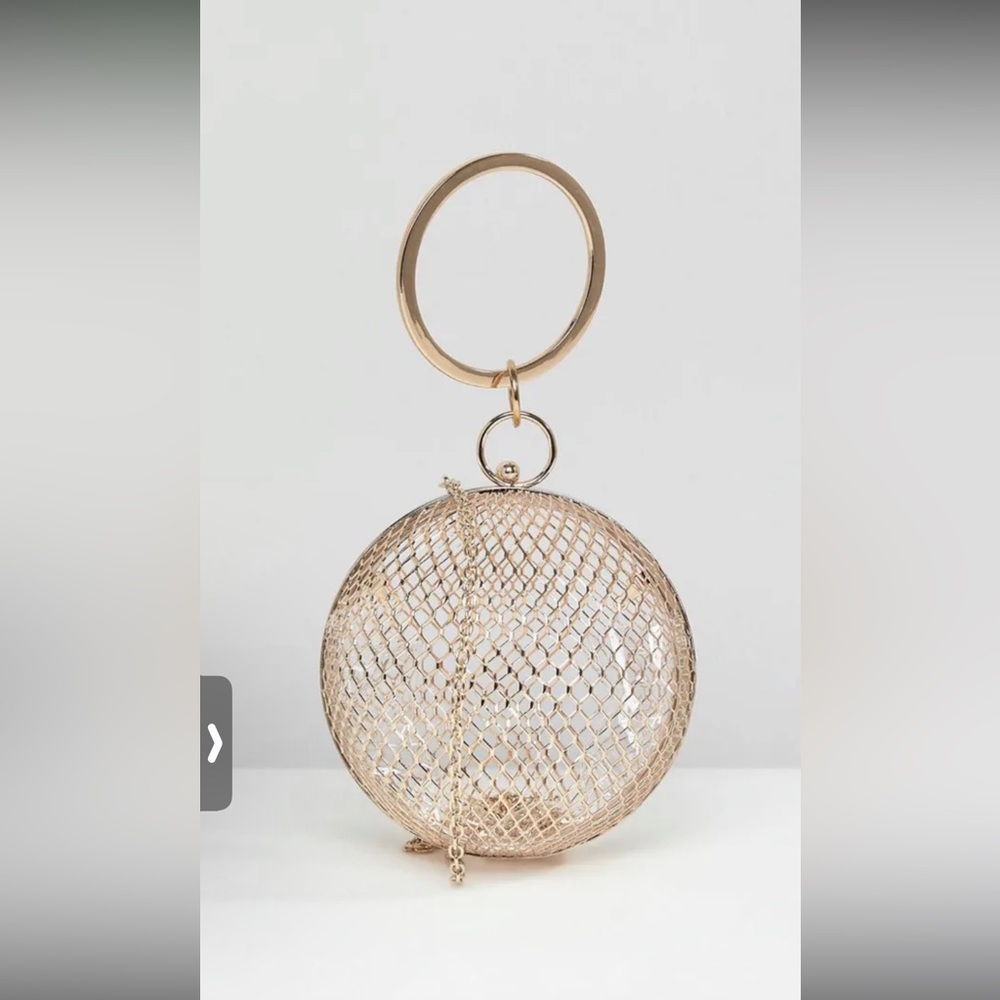 Asos Design cage sphere clutch bag